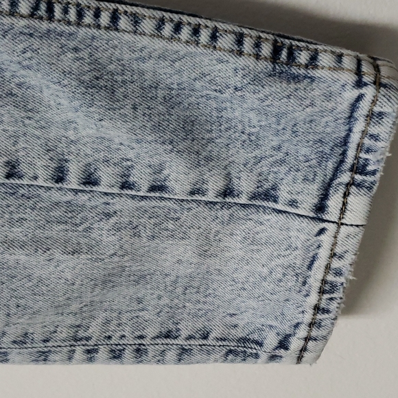 Silver Frisco Tapered high rise acid wash jeans with front seam - Picture 5 of 12